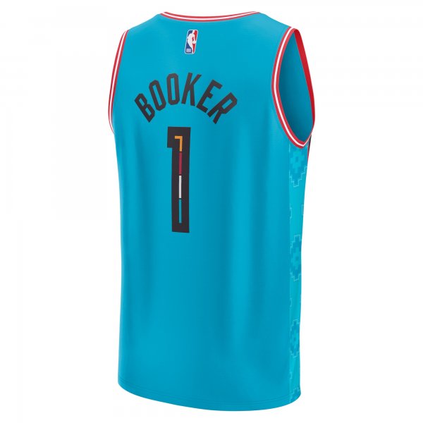 Men's Phoenix Suns Devin Booker Fanatics Teal Fastbreak Jersey - City Edition