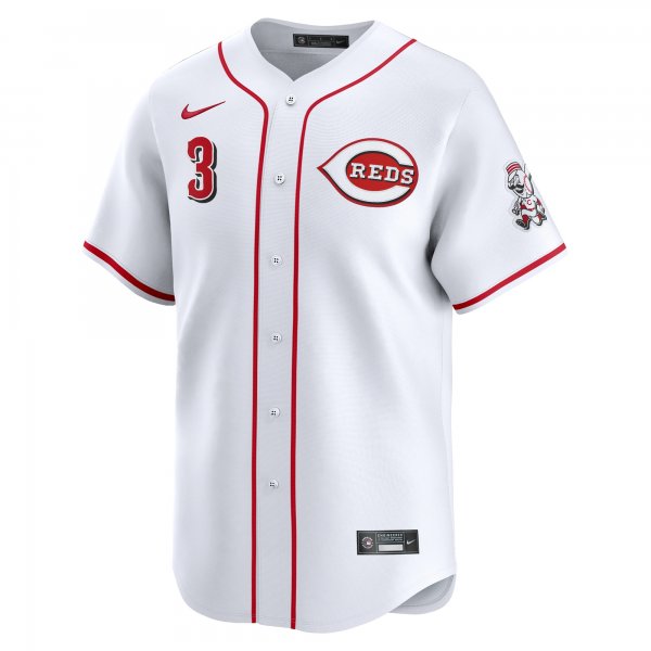 Men's Cincinnati Reds Jeimer Candelario Nike White Home Limited Player Jersey