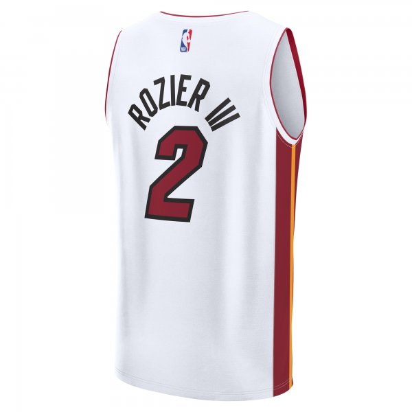 Youth Miami Heat Terry Rozier Fanatics White Fast Break Player Jersey - Association Edition