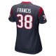 Women's Houston Texans Jacobi Francis Nike Navy Game Player Jersey