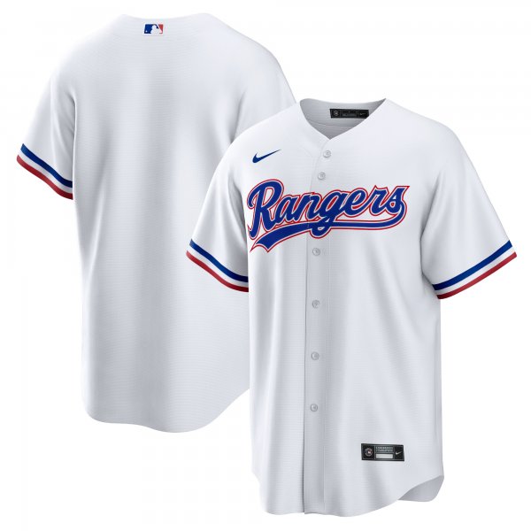 Men's Texas Rangers Nike White Home Blank Replica Jersey