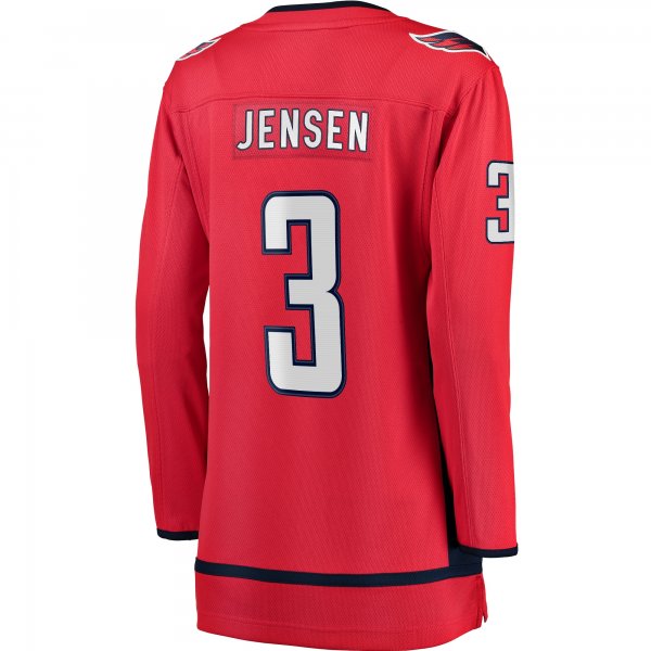 Women's Washington Capitals Nick Jensen Fanatics Red Home Breakaway Player Jersey