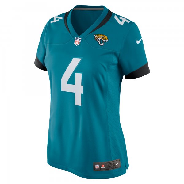 Women's Jacksonville Jaguars Tank Bigsby Nike Teal Game Jersey