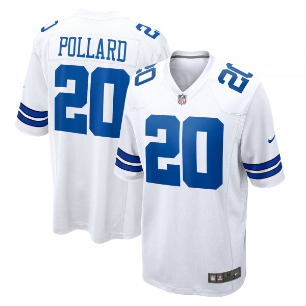 Men's Dallas Cowboys Tony Pollard Nike White Game Player Jersey