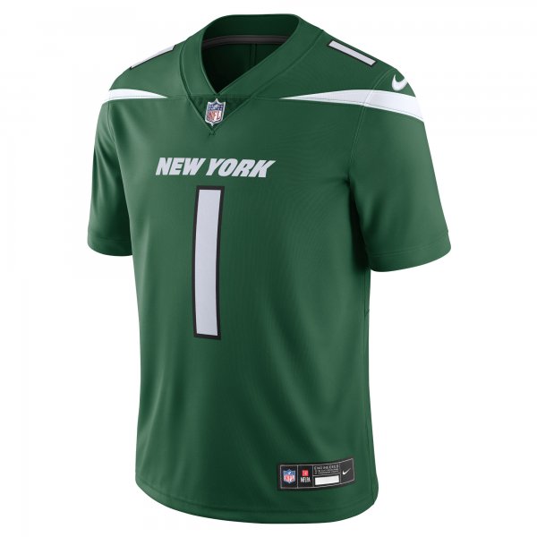 Men's New York Jets Ahmad Sauce Gardner Nike Gotham Green Vapor Untouchable Limited Jersey