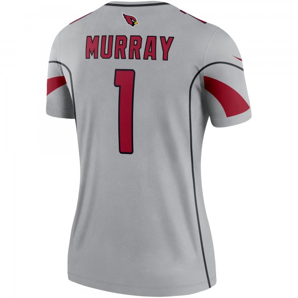 Women's Arizona Cardinals Kyler Murray Nike Gray Inverted Legend Jersey