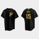 Youth Pittsburgh Pirates #15 Oneil Cruz Alternate Black MLB Jersey