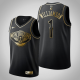 New Orleans Pelicans Zion Williamson #1 Black Golden Edition NBA Jersey