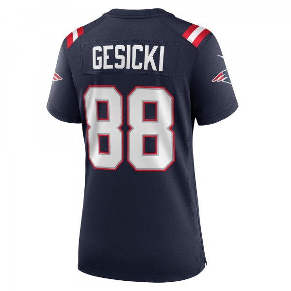 Women's New England Patriots Mike Gesicki Nike Navy Game Jersey