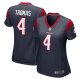 Women's Houston Texans Tavierre Thomas Nike  Navy Team Game Jersey