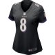 Women's Baltimore Ravens Lamar Jackson Nike Black Game Jersey