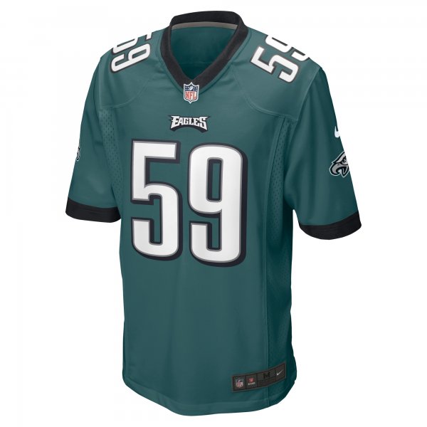 Men's Philadelphia Eagles Thomas Booker IV Nike Midnight Green  Game Jersey