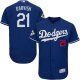 Los Angeles Dodgers #21 Yu Darvish Blue Flexbase Collection 2017 World Series Bound Stitched MLB Jersey