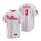 Men's Philadelphia Phillies Bryce Harper White 2022 World Series Cool Base Jersey