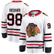 Men's Chicago Blackhawks #98 Connor Bedard White Breakaway Away NHL Jersey