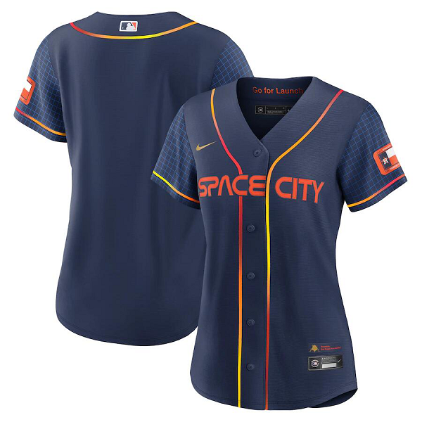 Women's Houston Astros Nike Navy 2022 City Connect Replica MLB Jersey