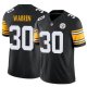 Men's Nike Pittsburgh Steelers #30 Jaylen Warren Black Alternate Stitched NFL Vapor Untouchable Limited Jersey