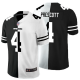 Men's Nike NFL Dallas Cowboys #4 Dak Prescott Black White Peaceful Coexisting Split 2020 Vapor Untouchable Stitched Limited Jersey