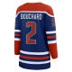 Women's Edmonton Oilers Evan Bouchard Fanatics Royal Home Breakaway Player Jersey