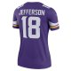 Women's Minnesota Vikings Justin Jefferson Nike Purple Legend Jersey