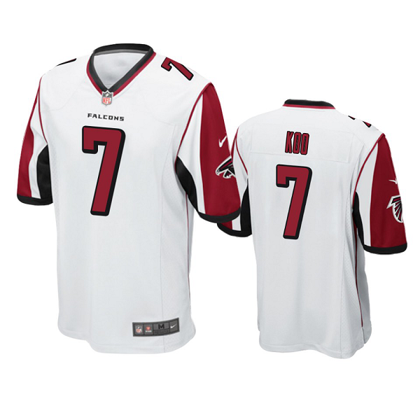 Men's Nike NFL Atlanta Falcons Younghoe Koo #7 White Limited Jersey