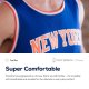 Youth New York Knicks Fanatics Blue Fast Break Custom Replica Jersey - Icon Edition