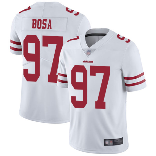 San Francisco 49ers #97 Nick Bosa White Men's Stitched Nike NFL Vapor Untouchable Limited Jersey