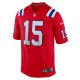 Men's New England Patriots Ezekiel Elliott Nike Red Alternate Game Player Jersey