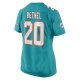 Women's Miami Dolphins Justin Bethel Nike Aqua Game Player Jersey