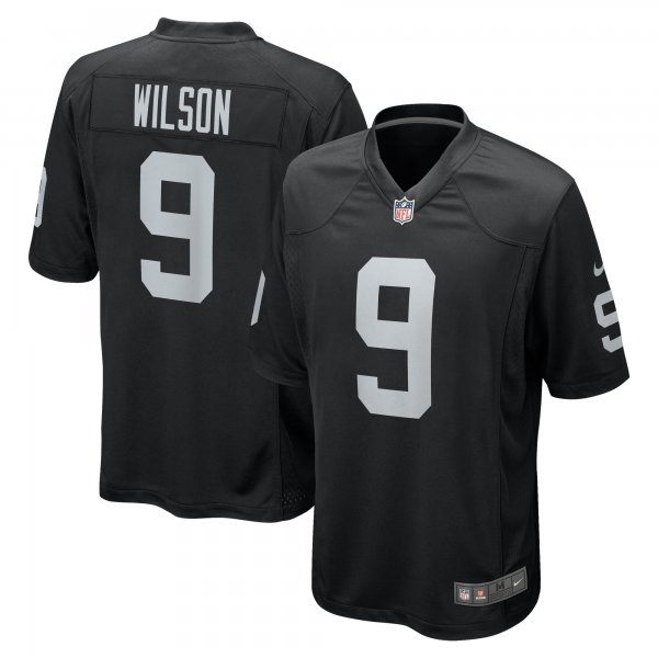 Men's Las Vegas Raiders Tyree Wilson Nike Black 2023 NFL Draft First Round Pick Game Jersey