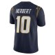 Men's Los Angeles Chargers Justin Herbert Nike Navy Vapor Limited Jersey