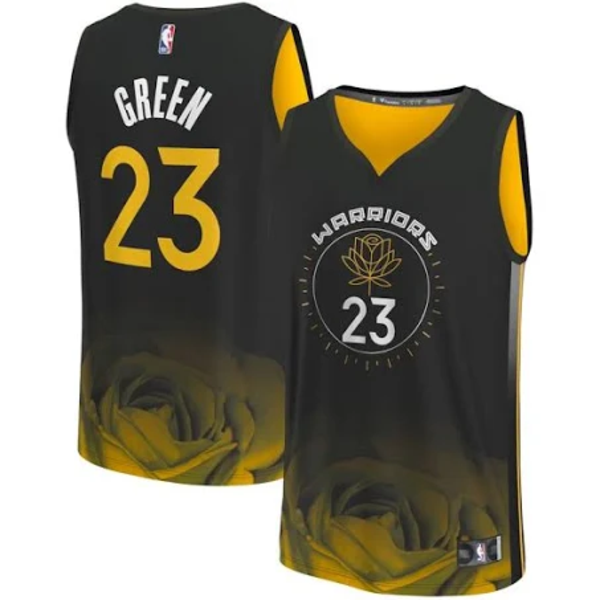 Men's Golden State Warriors #23 Draymond Green Branded Black 2022/23 Fastbreak Jersey - City Edition