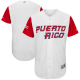 Team Puerto Rico Blank White 2017 World Baseball Classic Stitched MLB Jersey