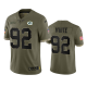 Green Bay Packers Reggie White Olive 2022 Salute To Service Limited Jersey #92