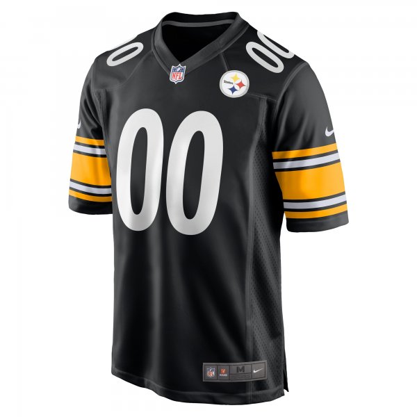 Men's Pittsburgh Steelers Roman Wilson Nike Black 2024 NFL Draft Game Player Jersey