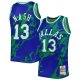 Men's Dallas Mavericks Steve Nash Mitchell & Ness Blue 1998/99 Hardwood Classics Marble Swingman Jersey