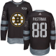 Boston Bruins #88 David Pastrnak Black 1917-2017 100th Anniversary Stitched NHL Jersey