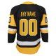 Youth Pittsburgh Penguins Black Home Premier Custom Jersey