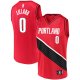 Men's Portland Trail Blazers Damian Lillard Fanatics Red Fast Break Replica Jersey - Statement Edition