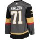 Men's Vegas Golden Knights William Karlsson adidas Gray Alternate Primegreen Player Jersey