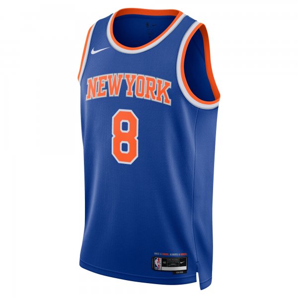 Unisex New York Knicks Kemba Walker Nike Blue Swingman Jersey - Icon Edition