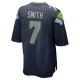 Men's Seattle Seahawks Geno Smith Nike College Navy Game Jersey