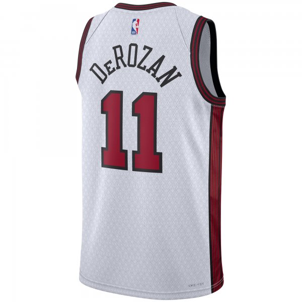 Unisex Chicago Bulls DeMar DeRozan Nike White 2022/23 Swingman Jersey - City Edition