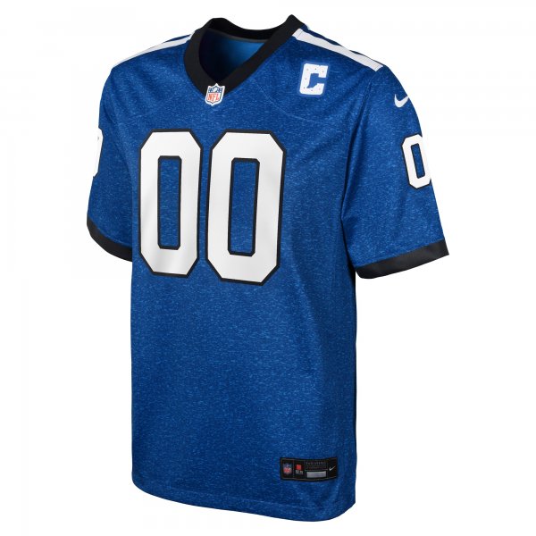 Youth Indianapolis Colts  Nike Blue Indiana Nights Alternate Custom Game Jersey