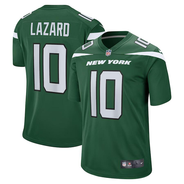 Men's Nike New York Jets #10 Allen Lazard Gotham Green Limited Player NFL Jersey