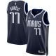 Unisex Dallas Mavericks #77 Luka Doncic Jordan Brand Navy Swingman Statement Edition NBA Jersey