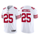 San Francisco 49ers Elijah Mitchell #25 2022 Vapor White Limited Jersey