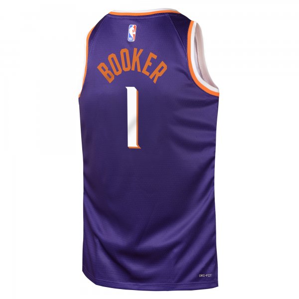 Youth Phoenix Suns Devin Booker Nike Purple Swingman Jersey - Icon Edition