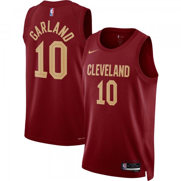 Unisex Cleveland Cavaliers Darius Garland Nike Wine Swingman Jersey - Icon Edition