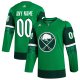 Men's Buffalo Sabres  adidas Kelly Green St. Patrick's Day Custom Jersey